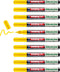 edding 51 EcoLine - lakmarker - waterbasis - laag VOS-gehalte - geel (10 stuks)