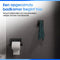 Nevana Toiletrolhouder - WC rolhouder met ophanghaakje - Zelfklevend of boren - Zwart