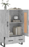 vidaXL - Hoge - kast - 69,5x31x115 - cm - bewerkt - hout - betongrijs