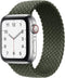 iMoshion Gevlochten nylon bandje voor de Apple Watch Series 1 / 2 / 3 / 4 / 5 / 6 / 7 / 8 / 9 / SE - 38 / 40 / 41 mm - Groen
