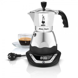 Bialetti Easy Timer 6 - Koffiezetapparaat - 6 Italiaanse espresso's - Aluminium