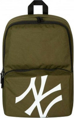 Schooltas, Gymtas 'New Era MULTI STADIUM 60240058' - Legergroen, Wit (31 x 34 x 12 cm) - 12 L