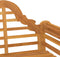 vidaXL - Tuinstoel - 88x60x92 - cm - massief - teakhout