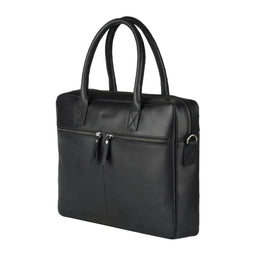BURKELY Kiley - Laptopbag 13,3 inch - Hunter leer - Zwart