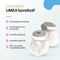 Umea - Dubbele Borstkolf - Handsfree Draadloos 9 Modus - Wit