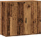 vidaXL - Dressoir - 80x33x70 - cm - bewerkt - hout - oud - houtkleurig