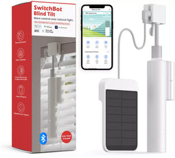 SwitchBot Blind Tilt - Gemotoriseerde Jaloezieën - Zonne-energie - Bluetooth