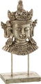 J-Line Hoofd Boeddha Poly Zilver