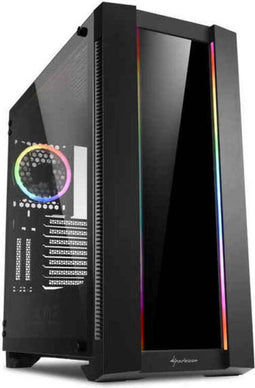 Sharkoon CA200G - ATX Midi-Tower - Gehard glas - Zwart