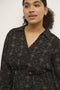 Kaffe Curve KCmirana Dress - Dames Jurk A-lijn - Lange mouwen - Maat 44