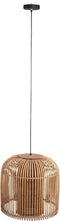 PTMD Azuna Ronde Hanglamp - H45 x Ø46 cm - Bamboe - Bruin