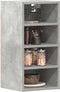 vidaXL - Hangkast - Riga - 30x29,5x60 - cm - bewerkt - hout - betongrijs