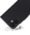 Mobiparts iPhone 16 - Leather Wallet Case - MagSafe Geschikt - Zwart