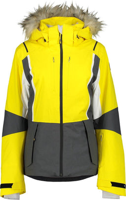 Icepeak Fennimore - Wintersportjas - Waterafstotend 10000 mm - Lichtgeel - Maat 42