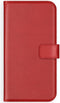 Selencia Hoesje Geschikt voor Samsung Galaxy A70 Hoesje Met Pasjeshouder - Selencia Echt Lederen Bookcase - Rood