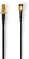 Nedis CSGP02010BK10 - SMA-antennekabel - 100cm - Zwart