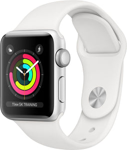 Apple Watch Series 3 - Smartwatch - GPS en hoogtemeter - Zilver/Wit