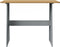 vidaXL - Eettafel - met - bankje - REINE - massief - grenenhout - honingbruin&grijs
