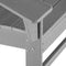 tectake® Joan - Tuinstoel - Ergonomische vorm met extra brede armleuningen - Grijs