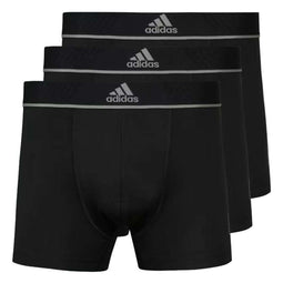 Heren Boxer Shorts Adidas Active Micro Flex Eco Zwart 3 Stuks Maat