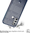 iMoshion Hoesje Geschikt voor Motorola Moto G60 Hoesje Siliconen - iMoshion Rugged Shield Backcover - Blauw