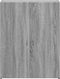 vidaXL - Archiefkast - 60x32x77,5 - cm - bewerkt - hout - grijs - sonoma - eiken