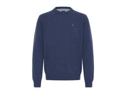 Fq1924 Fqhamilton Gebreide Trui Heren XL Dark Denim Melange