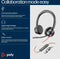Poly Blackwire 8225 - On Ear headset - Noise Cancelling Microfoon - Zwart
