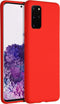 Accezz Samsung Galaxy S20 Plus - Liquid Silicone Backcover - Schokabsorberend - Rood