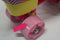 Nijdam Chevron - Rolschaatsen - Retro PVC leer - Fuchsia/Oranje/Geel - 37/38