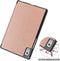Lunso - Geschikt voor Lenovo Tab M9 (9 inch) - Tri-Fold Bookcase hoes - Rose Goud