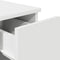 vidaXL - Nachtkastje - met - lade - 20x36x60 - cm - wit