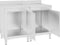 vidaXL - Werktafelkast - commercieel - 120x60x96 - cm - roestvrij - staal