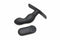 XR Brands P-Spot Plugger - Siliconen Prostaatplug met Harnas en Afstandsbediening black