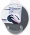 Gembird MP-GEL-GR - Muismat met polssteun - 240 x 220 mm - Grijs