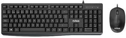 Nilox NXKME0012 - Toetsenbord - Membraan - Qwerty ES - USB 2.0