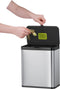 EKO Puro S - Food Waste Caddy - 7 liter - geborsteld RVS zwart