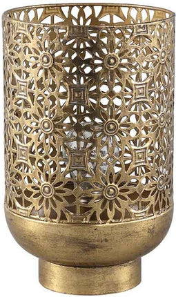 PTMD Emy Ronde Tafellamp LED - H30 x Ø18 - Ijzer - Goud