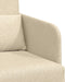 vidaXL - Ligbed - 2-in-1 - Crème - 65x80x83 - cm - Stof