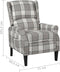 vidaXL Fauteuil stof grijs