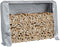 vidaXL - Haardhoutrek - met - regenhoes - 200x25x150 - cm - gegalvaniseerd - staal