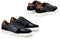 Milanoro - Lederen herensneakers - Comfortabel en stijlvol - Cognac - Maat 46