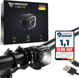 MIVELO Fietslamp - USB Oplaadbaar - IPX5 Waterdicht - Zwart