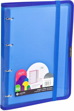 Ringmap Carchivo Carpeblock Dune Blauw A4