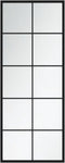 vidaXL - Wandspiegels - 2 - st - 100x40 - cm - metaal - zwart