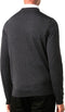 Cappuccino Italia - Heren Trui Mock Pullover - Grijs - Maat XL