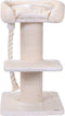 Quapas - Krabpaal -Ruffles - katten krabpaal - groot - maine coon - boskat - Beige