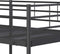 vidaXL - Stapelbed - zonder - matras - 90x200 - cm - staal - zwart
