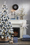 House of Seasons Kerstboomrok - H26 x Ø50 cm - Zeegras - Zwart