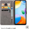 imoshion Hoesje Geschikt voor Xiaomi Redmi 10C Hoesje Met Pasjeshouder - imoshion Mandala Bookcase - Grijs